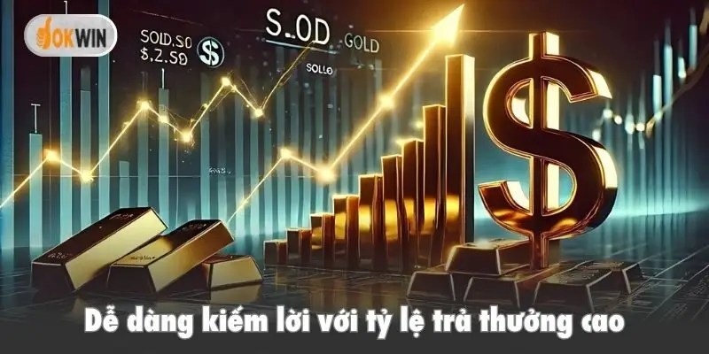 Dễ dàng kiếm lời với tỷ lệ trả thưởng cao