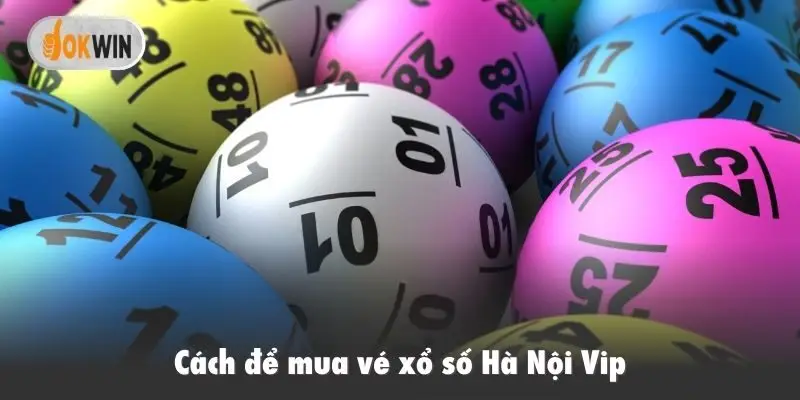 Cách để mua vé xổ số Hà Nội Vip