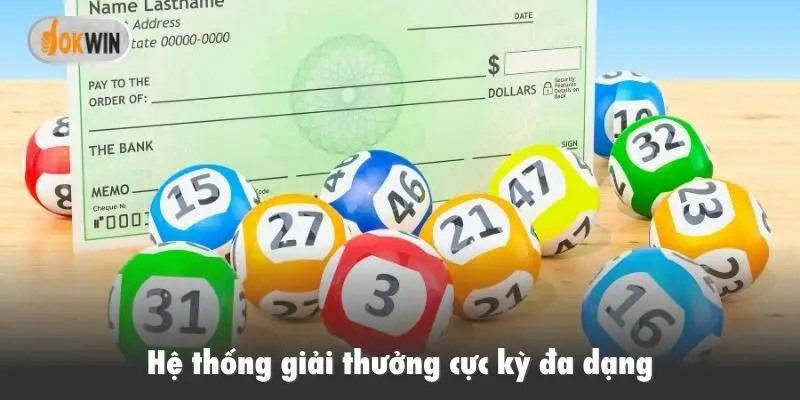 Hệ thống giải thưởng cực kỳ đa dạng