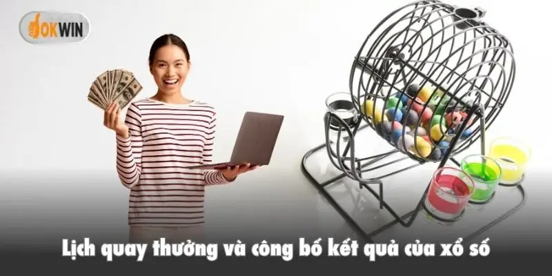 Lịch quay thưởng và công bố kết quả của xổ số